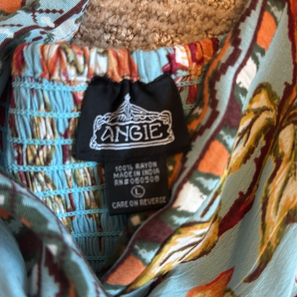 Angie Floral Midi Dress - Size Large - Picture 4 of 7